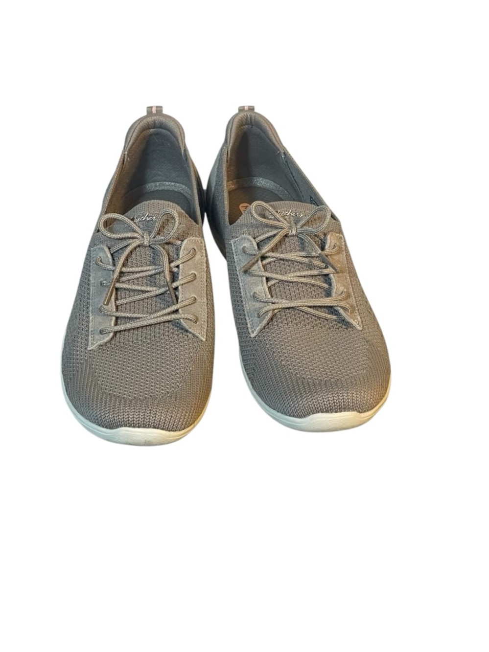 Skechers Memory Foam Newbury Street Slip On Taupe Shoe Sneakers Women’s Sz 12